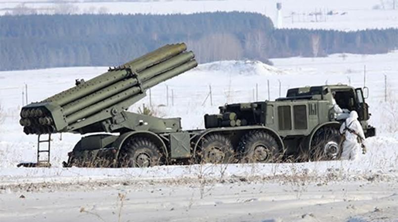 На Донбассе "засветились" российские "Ураганы" На Донбассе "засветились" российские "Ураганы"