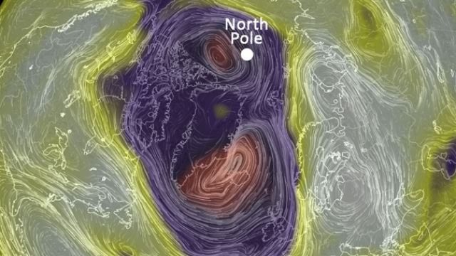 Аномальное потепление: на Северном полюсе — плюсовая температура