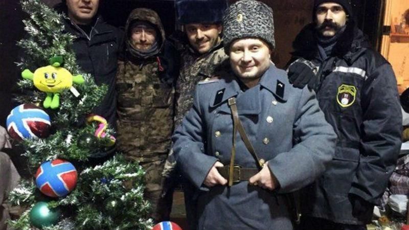Как оккупированный Донецк праздновал Новый год