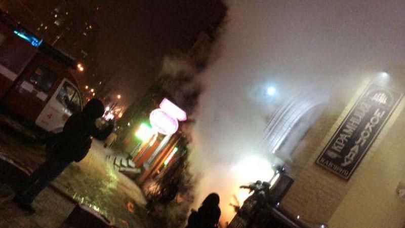У центрі Києва горів ресторан У центрі Києва горів ресторан