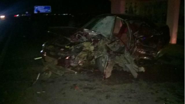 На трасі Київ-Чоп авто потрапило у ДТП і повністю згоріло На трасі Київ-Чоп авто потрапило у ДТП і повністю згоріло