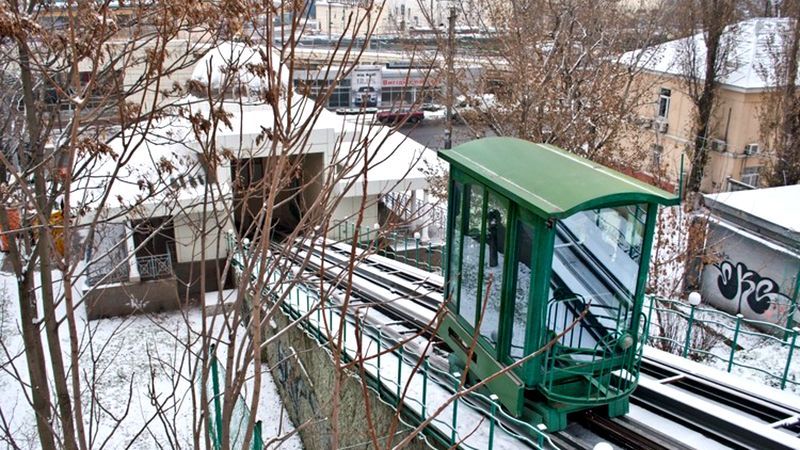 Через мороз в Одесі зупинили фунікулер
