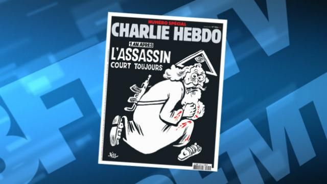 К годовщине расстрела Charlie Hebdo вышел с новой провокационной обложкой