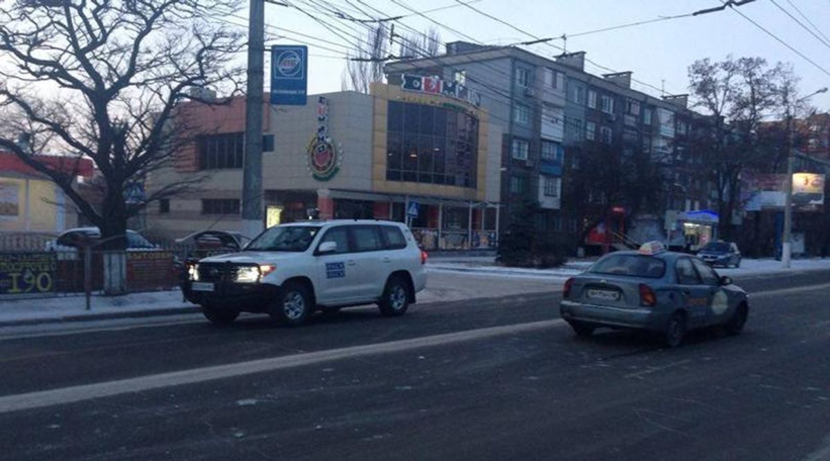 Представник ОБСЄ потрапив в аварію у Маріуполі