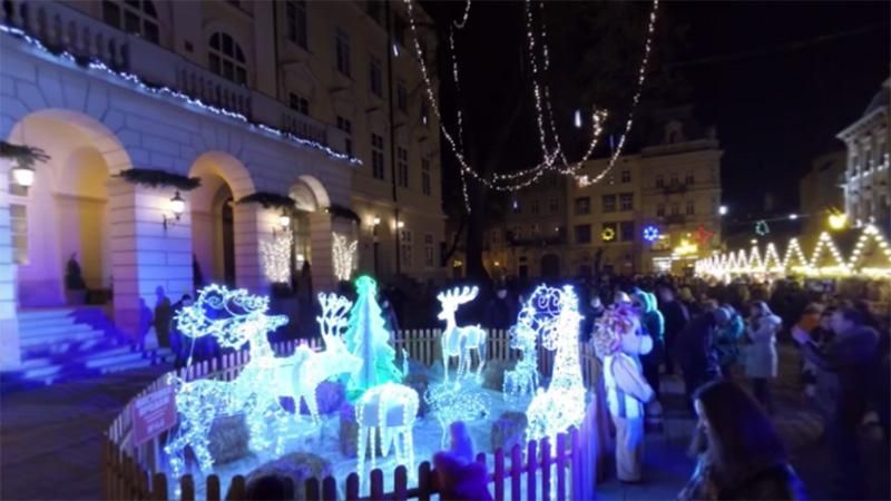 Посетите виртуально рождественский Львов вместе с "24": видео 360