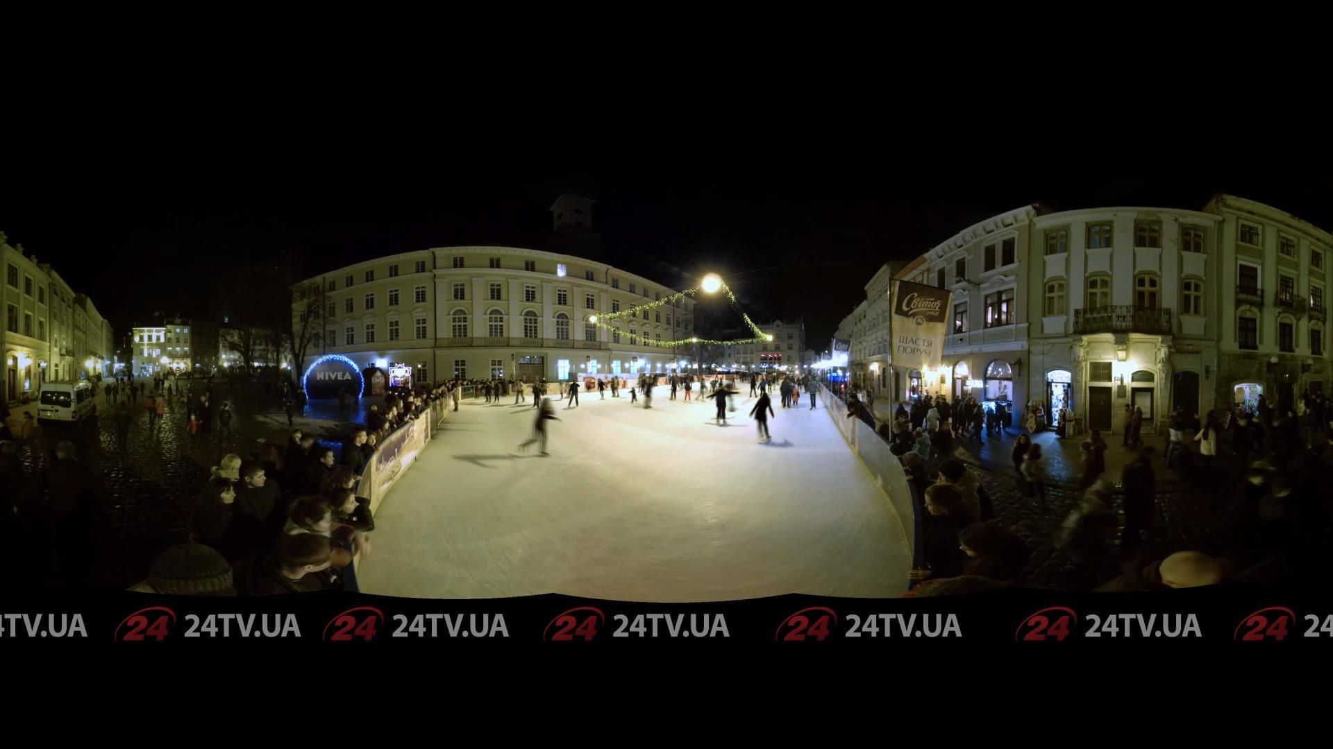 Різдвяний Львів на 360 градусів: дивіться унікальне сферичне відео 