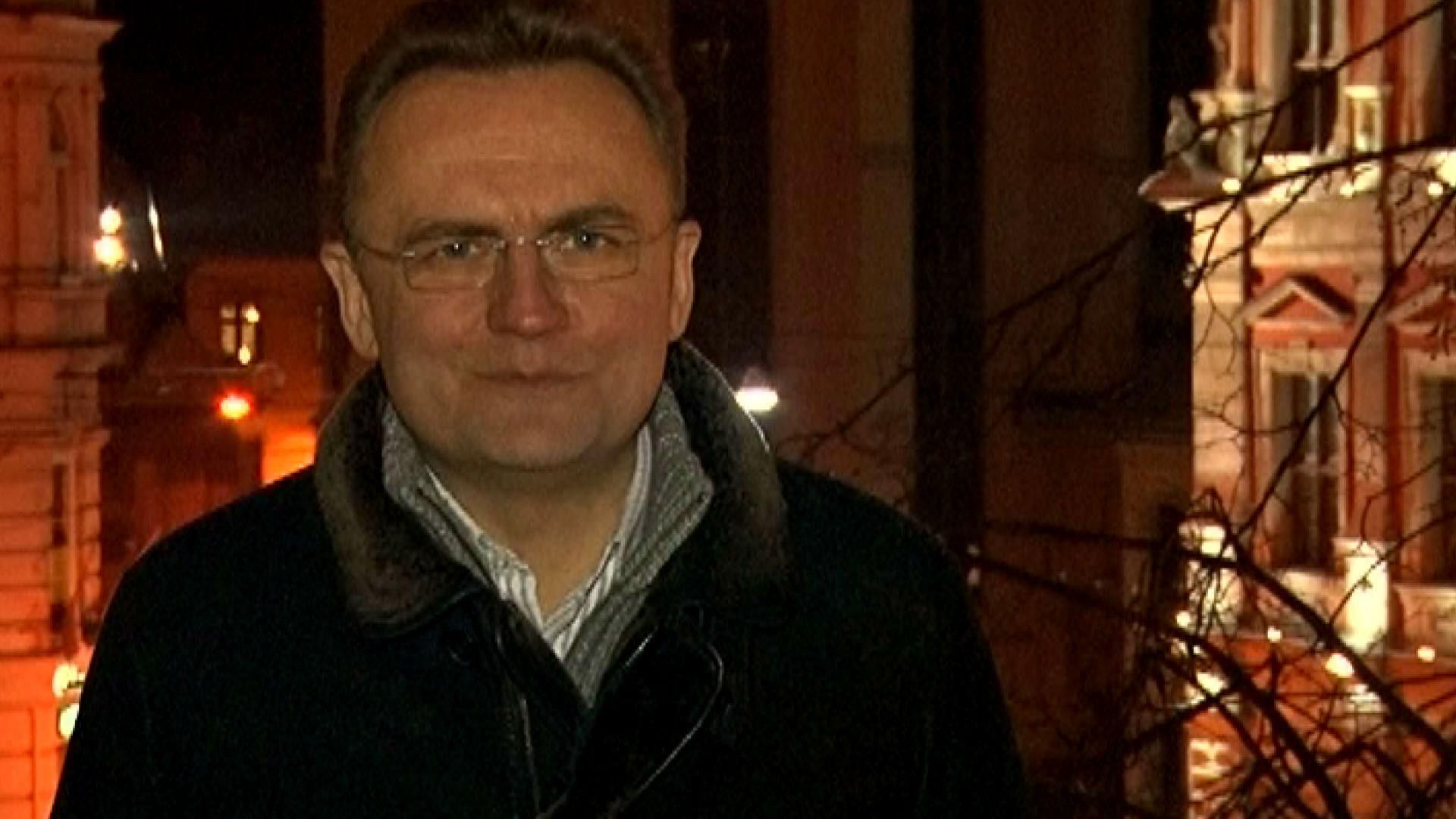 Мер Львова привітав українців з Різдвом Мер Львова привітав українців з Різдвом