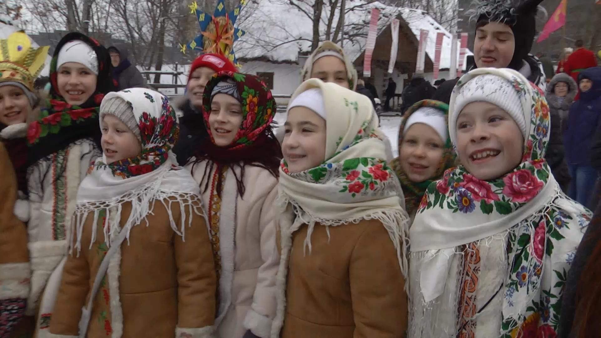 Воїни АТО  у Києві колядували разом з дітьми