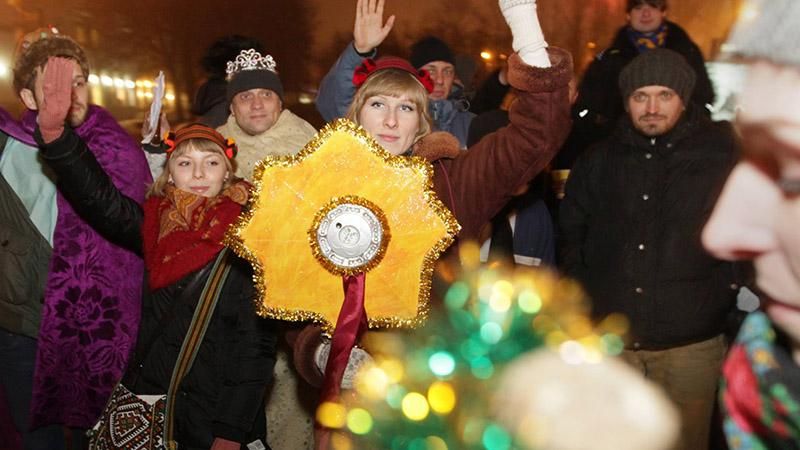 Різдво на донецькому Майдані: як це було