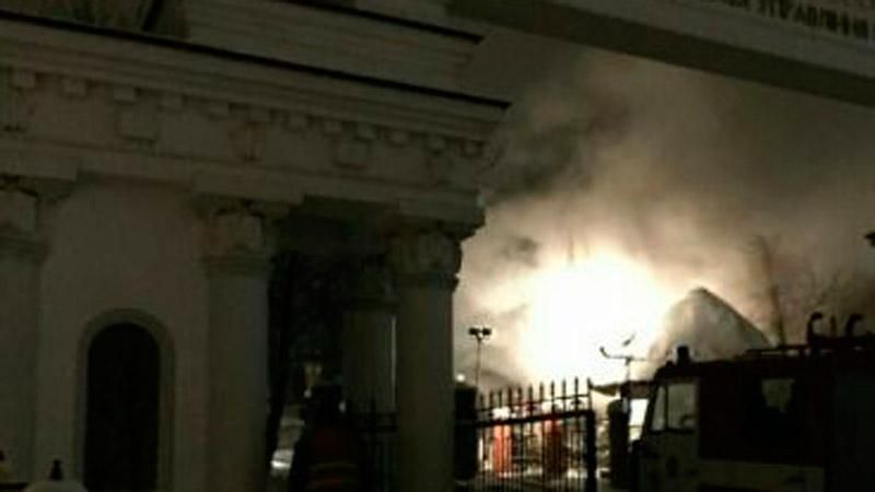 У Києві горів вищий навчальний заклад У Києві горів вищий навчальний заклад