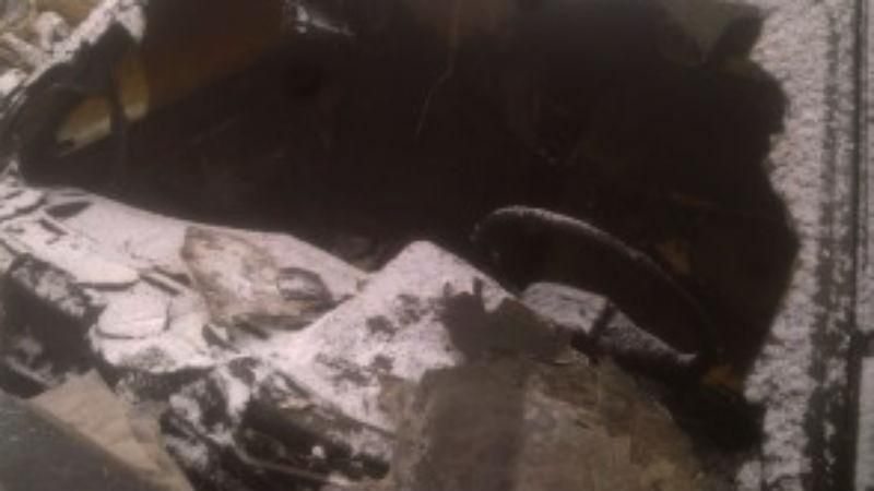 Волонтеру, который помогал украинским солдатам, сожгли авто на Сумщине