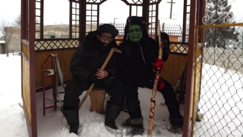 З вертепом на Львівщині ходить "жид-Яценюк" З вертепом на Львівщині ходить "жид-Яценюк"