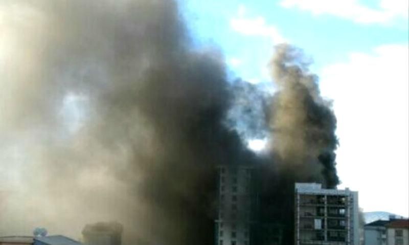 Пожар в Стамбуле: горит гостиница