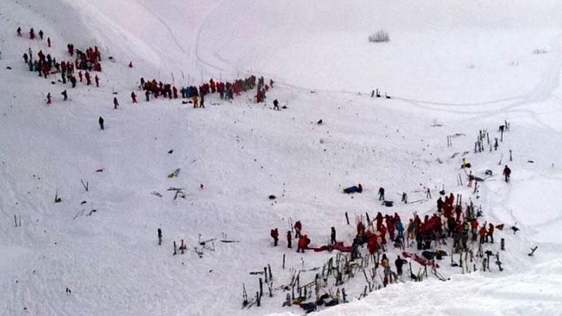 Лавина накрыла школьников в Альпах: есть жертвы