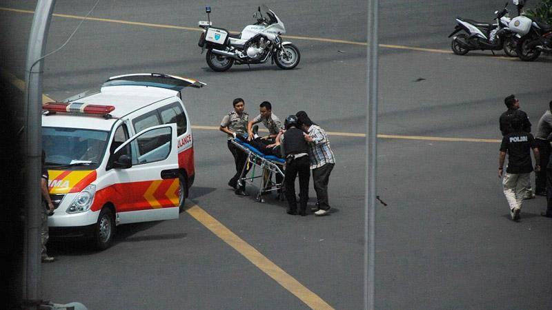 Возросло количество жертв кровавых терактов в Джакарте (18+)