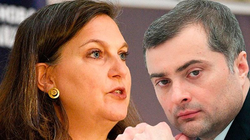 Сурков і Нуланд 6 годин говорили про Україну: подробиці закритої зустрічі Сурков і Нуланд 6 годин говорили про Україну: подробиці закритої зустрічі