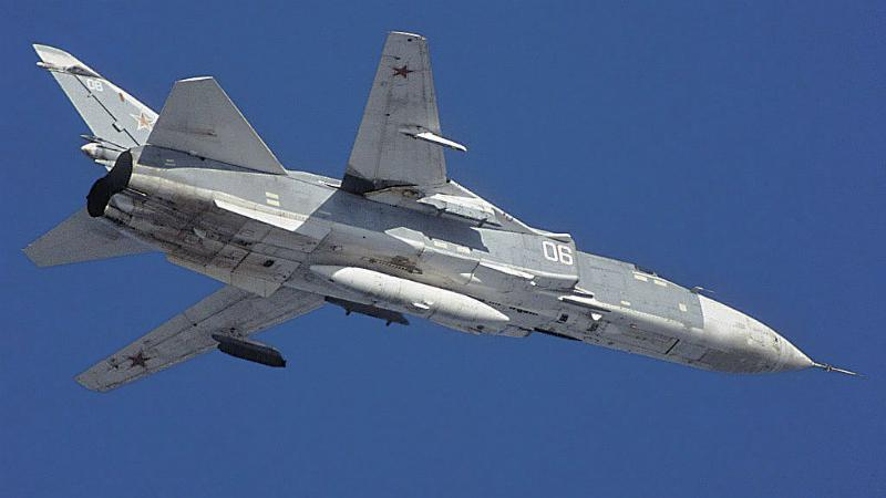 Российский самолет увидели на админгранице с Крымом