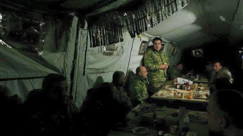 Саакашвілі злив в мережу позиції українських бійців Саакашвілі злив в мережу позиції українських бійців