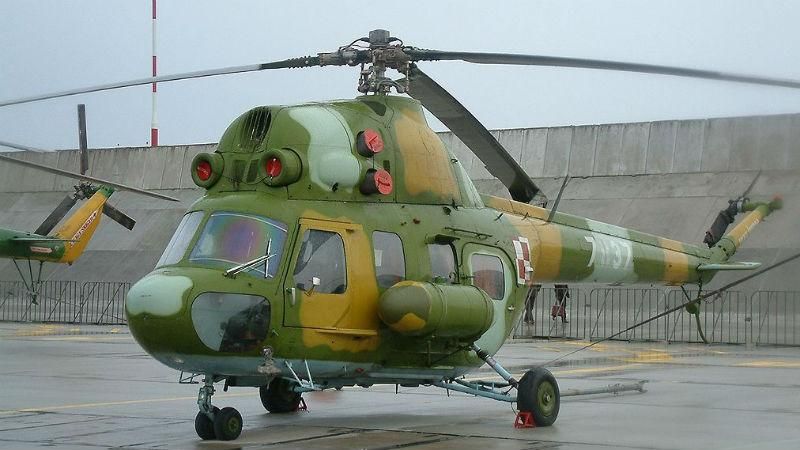 Вертолет упал в Полтавской области
