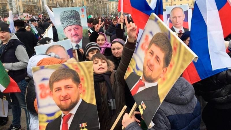 Чеченська поліція звітує про мільйонний мітинг на підтримку Путіна і Кадирова