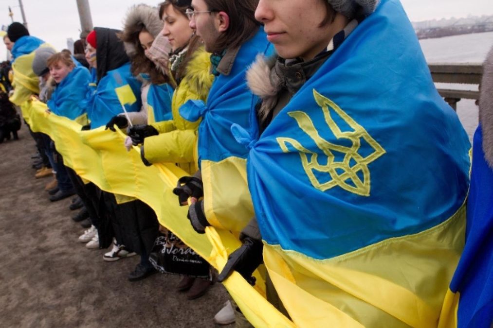 Как активисты показывают киевлянам, что Украина едина Как активисты показывают киевлянам, что Украина едина