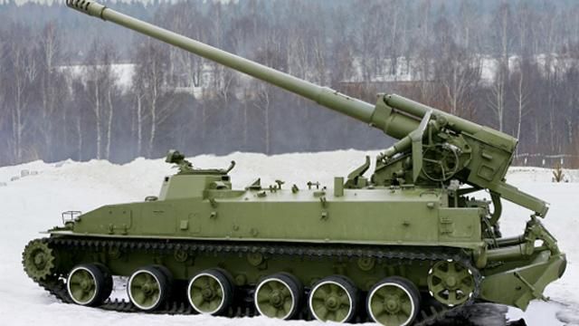 Боевики используют самоходные установки под Старогнатовкой Боевики используют самоходные установки под Старогнатовкой