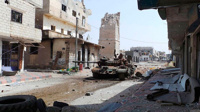 Войска Асада заняли стратегический город около границы с Турцией Войска Асада заняли стратегический город около границы с Турцией