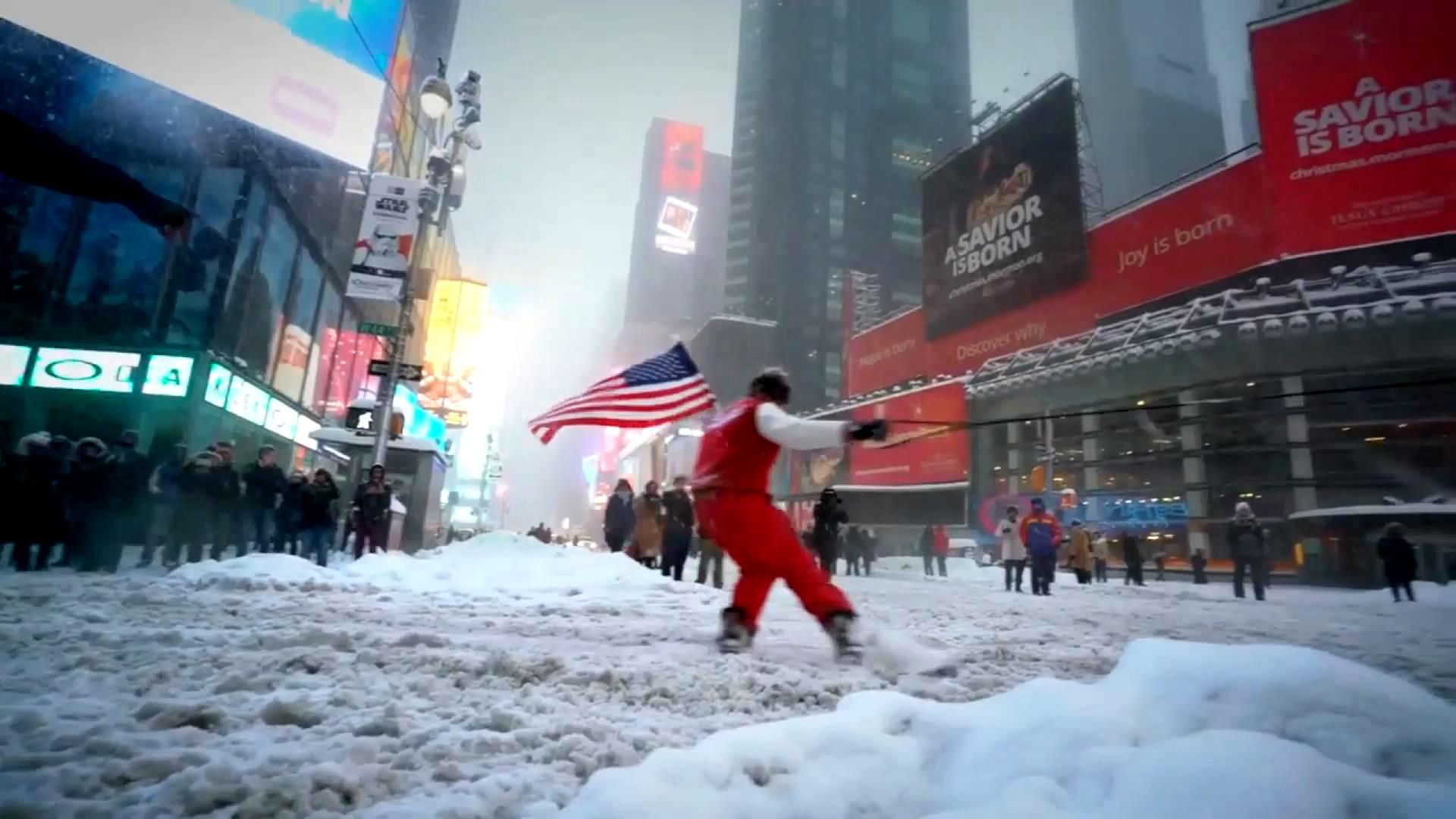 Американцы без ума от прихода масштабной снежной бури