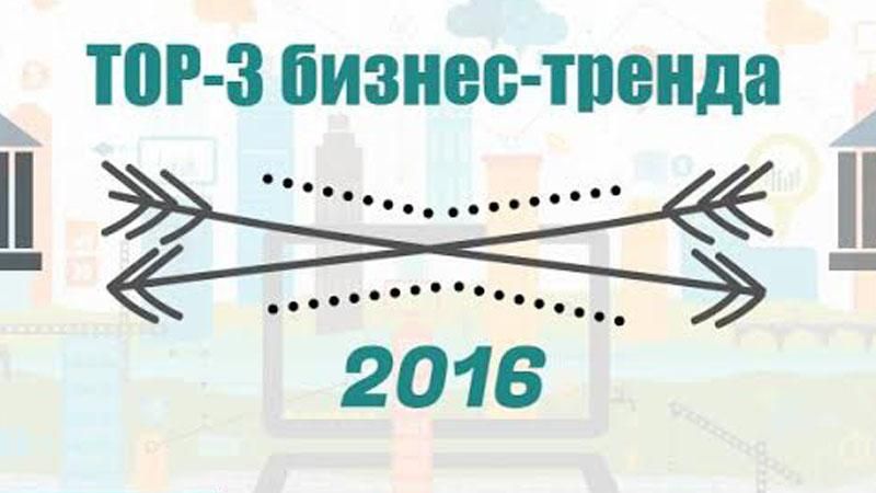 Три тренда, которые изменят бизнес в 2016 году Три тренда, которые изменят бизнес в 2016 году