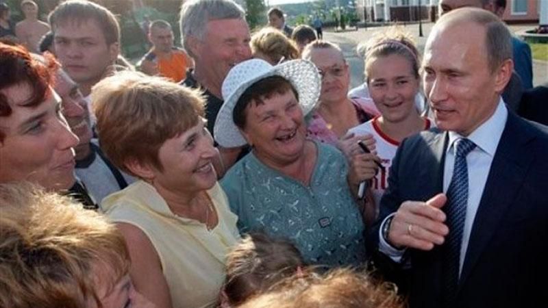 Рейтинг Путіна серед росіян почав падати Рейтинг Путіна серед росіян почав падати