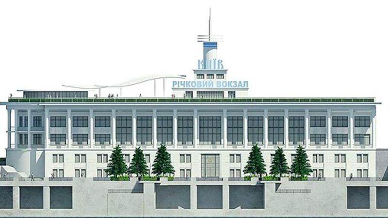 В Киеве загорелся Речной вокзал В Киеве загорелся Речной вокзал