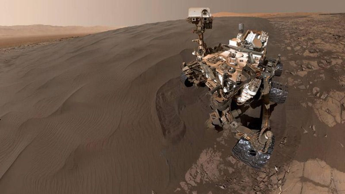NASA показало удивительное селфи с Марса