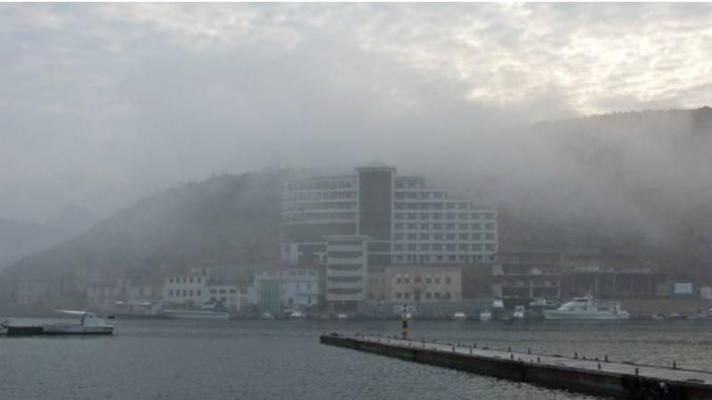 Густий туман може паралізувати роботу Керченської переправи Густий туман може паралізувати роботу Керченської переправи