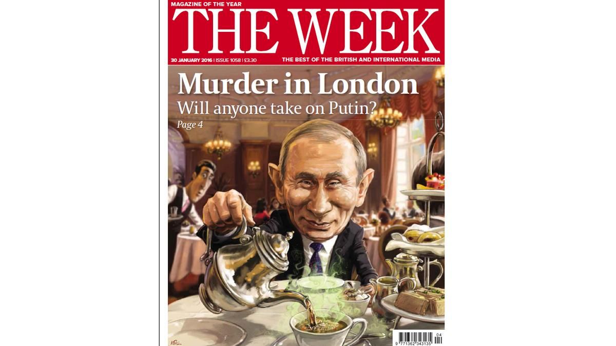 Путин-отравитель попал на обложку известного британского журнала Путин-отравитель попал на обложку известного британского журнала