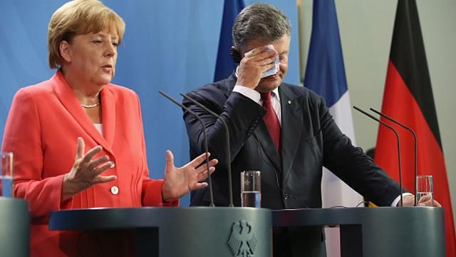 Представитель Порошенко рассказал, о чем тот будет говорить с Меркель