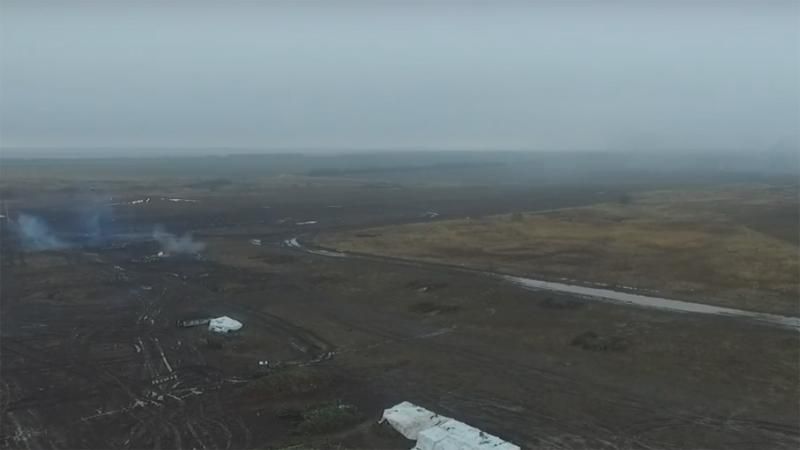 Российское ТВ сняло обучение боевиков под Донецком