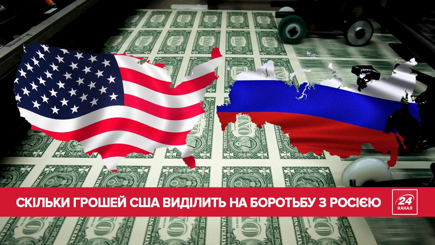 Штати проти Росії: скільки грошей витрачають США на боротьбу з агресором (Інфографіка)