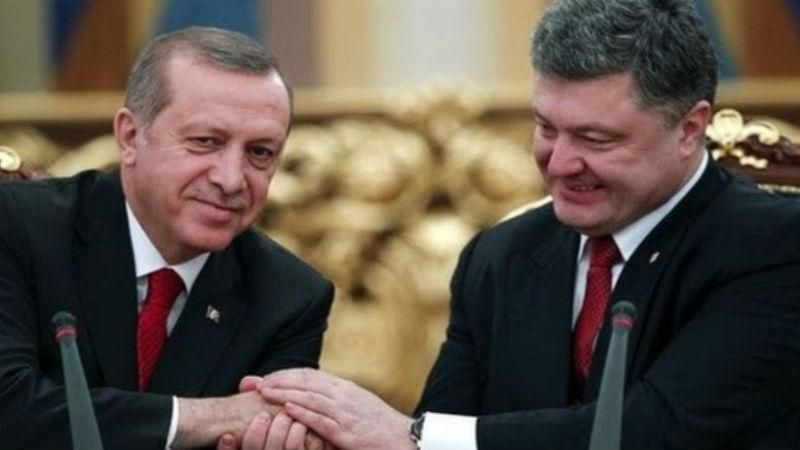 "Порошенко" та "Яценюк" розіграли президента Туреччини