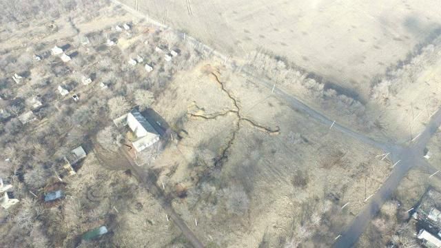 Українська розвідка засікла нові окопи бойовиків у Зайцевому: опубліковані фото