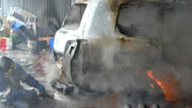 В Одесі загорілась СТО: є постраждалі В Одесі загорілась СТО: є постраждалі