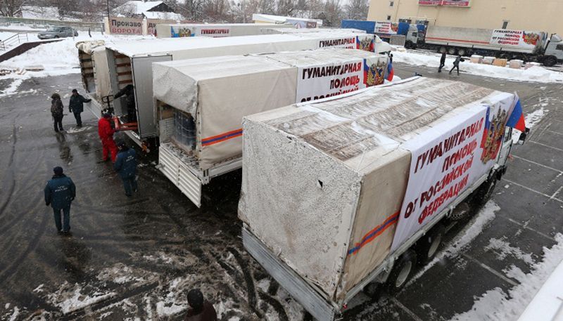 Росія відправила на Донбас перший у цьому році "гумконвой"