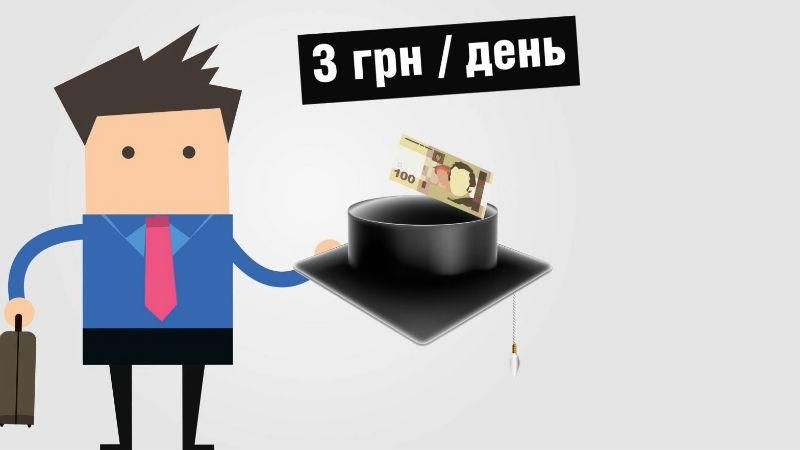 Курьезная стипендия украинского студента: на что хватает денег