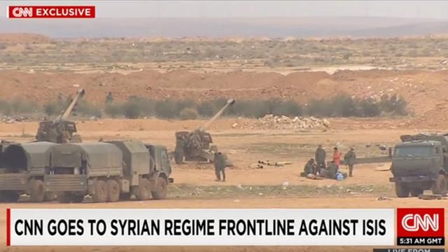 Журналисты сняли российские войска в Сирии во время наземной операции Журналисты сняли российские войска в Сирии во время наземной операции