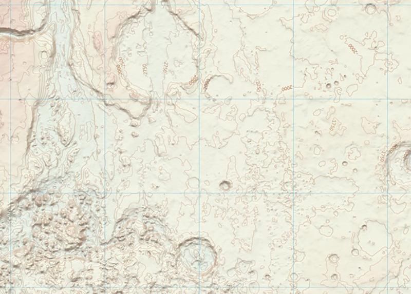 З’явилася детальна карта Марса