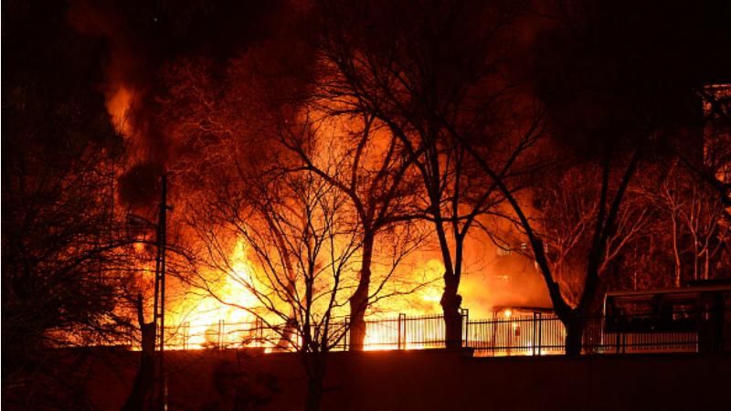 Потужний вибух у Туреччині: перші фото Потужний вибух у Туреччині: перші фото