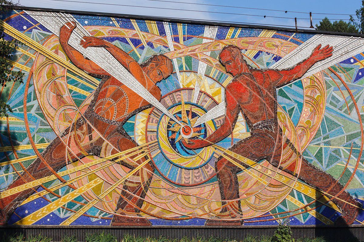 Остатки "совка" на стенах или мозаики советской Украины в фото Остатки "совка" на стенах или мозаики советской Украины в фото