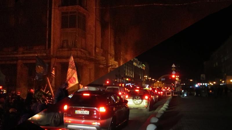 Майдан-2014 в огне — Майдан-2016 в огнях: фотосравнения