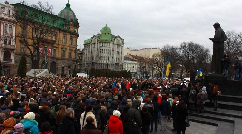 Як у Львові вшанували пам'ять героїв Небесної сотні