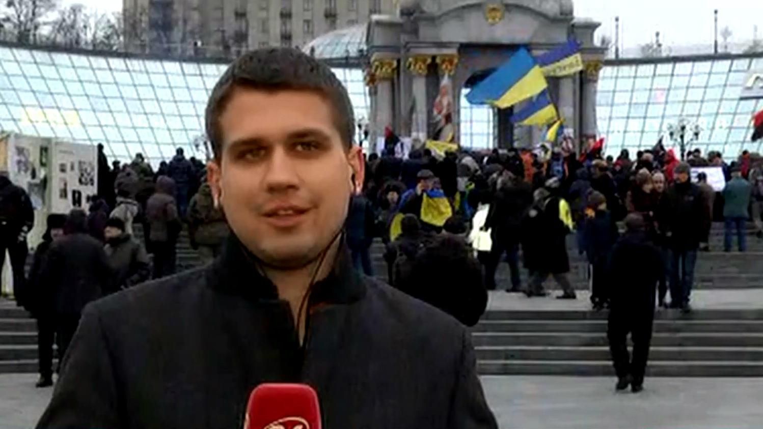 Чи відбулося віче, анонсоване радикалами у захопленому готелі "Козацький" Чи відбулося віче, анонсоване радикалами у захопленому готелі "Козацький"