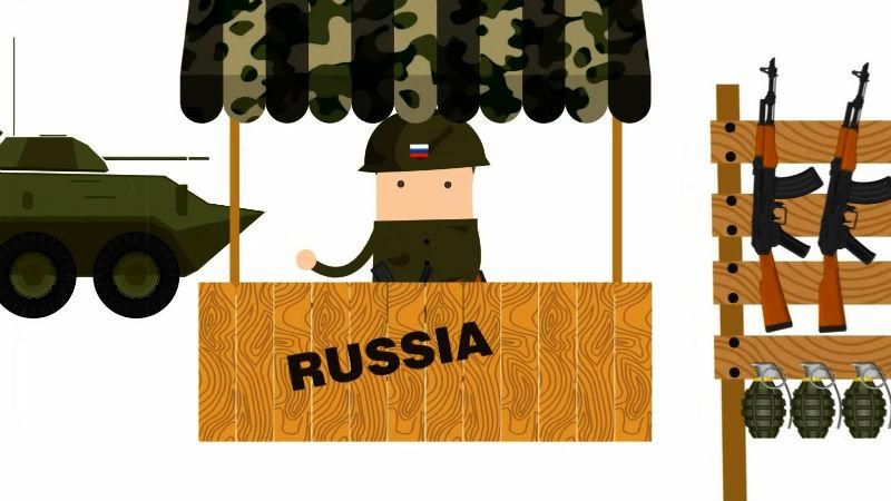 Скільки зброї Росія експортує світові Скільки зброї Росія експортує світові